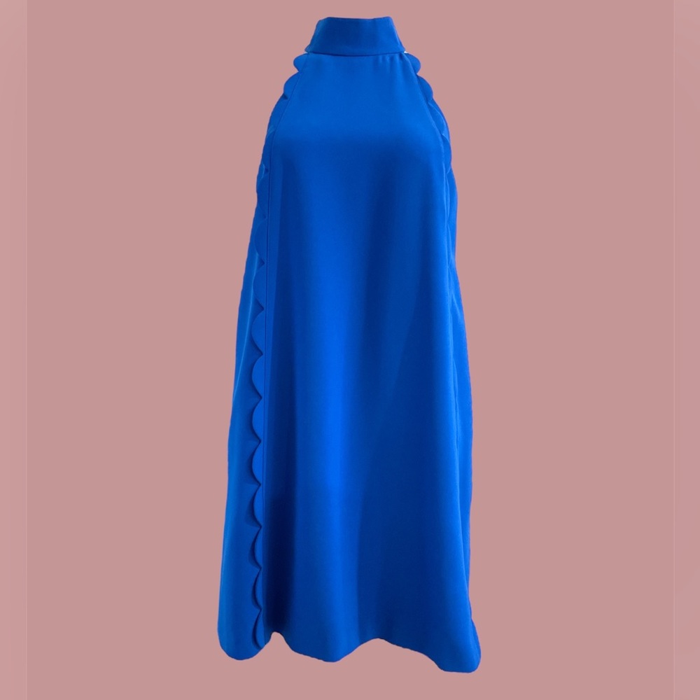 Ted Baker London Torrii Halter Neck Scallop Tunic Dress - Picture 4 of 14
